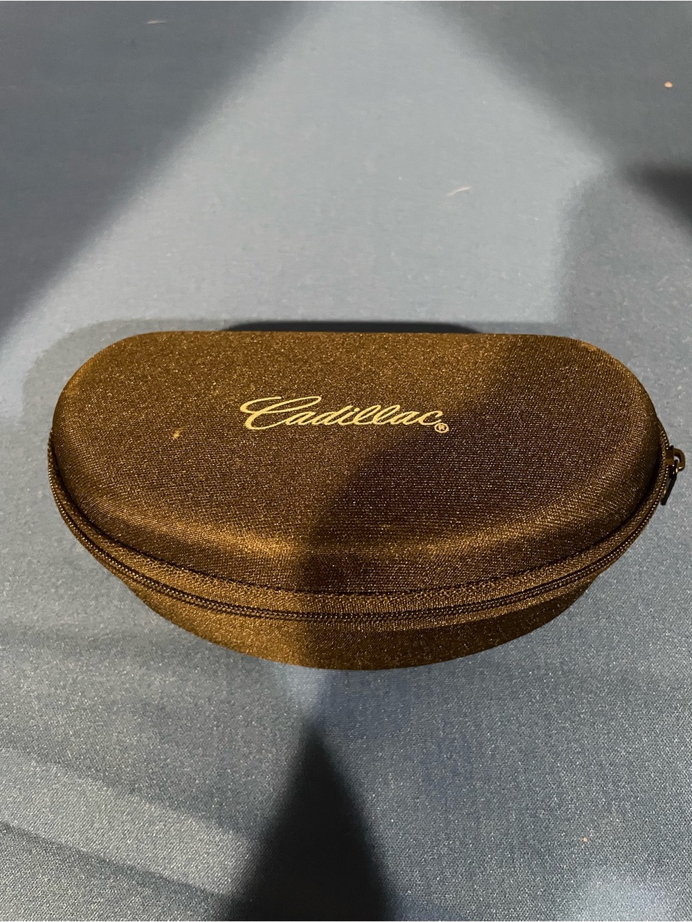 Vintage NOS Cadillac Branded Sunglasses Case - Black